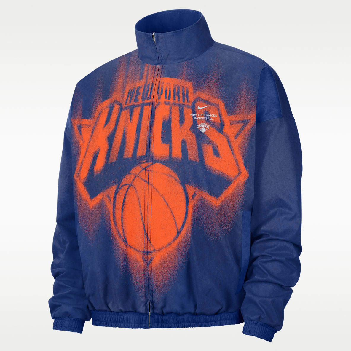 New York Knicks Nike Standard Issue Casaco de basquetebol entrançado para homem