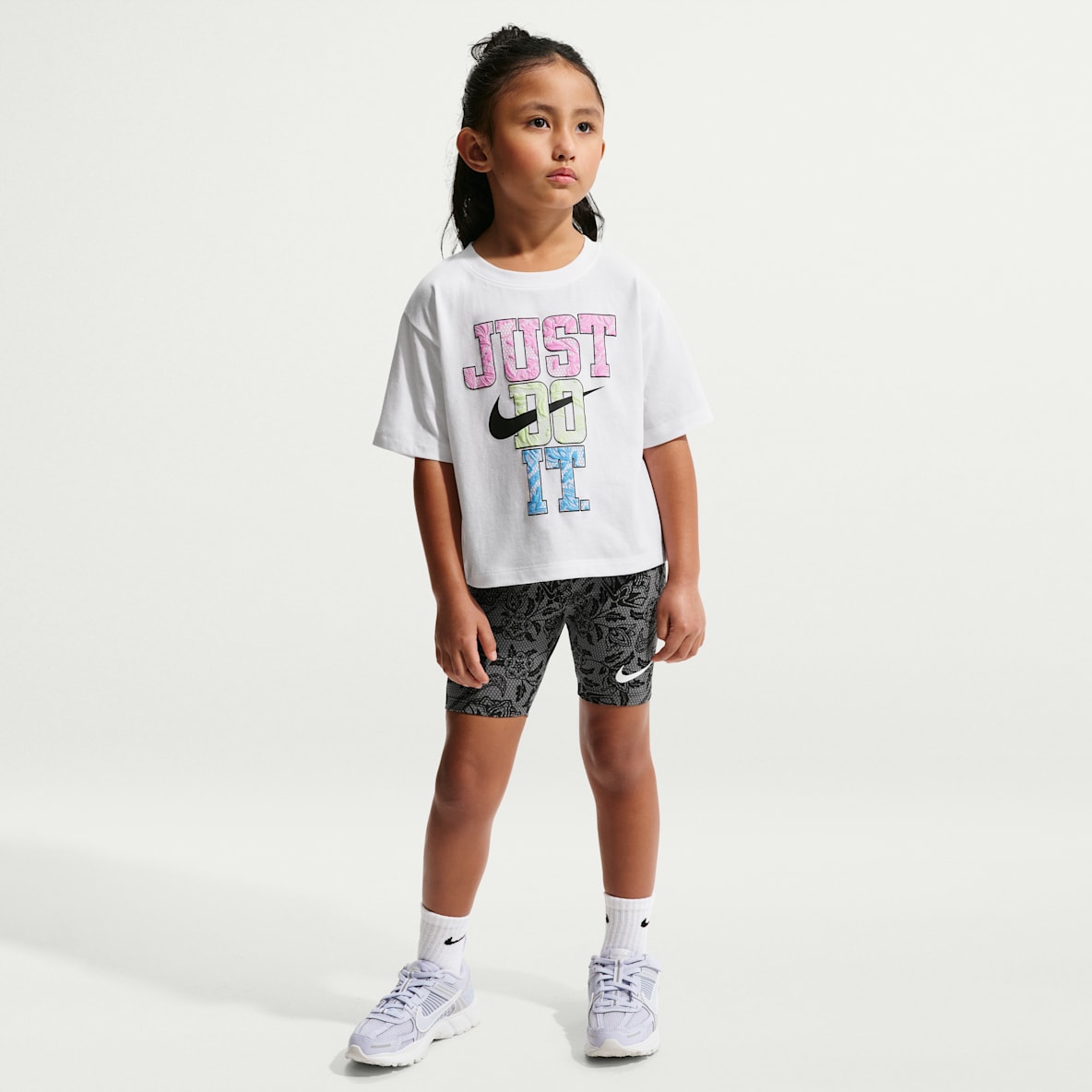 Nike Lace It Up Little Kids' 2-Piece Bike Shorts Set