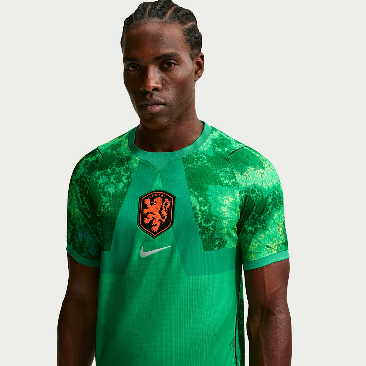 Netherlands 2026 Stadium Goalkeeper Men's Nike Dri-FIT Soccer Replica Short-Sleeve Jersey