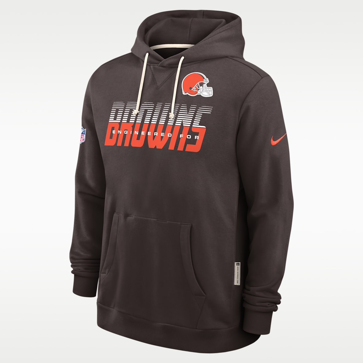 Cleveland Browns Sideline Standard Issue Men's Nike Dri-FIT NFL Pullover Hoodie
