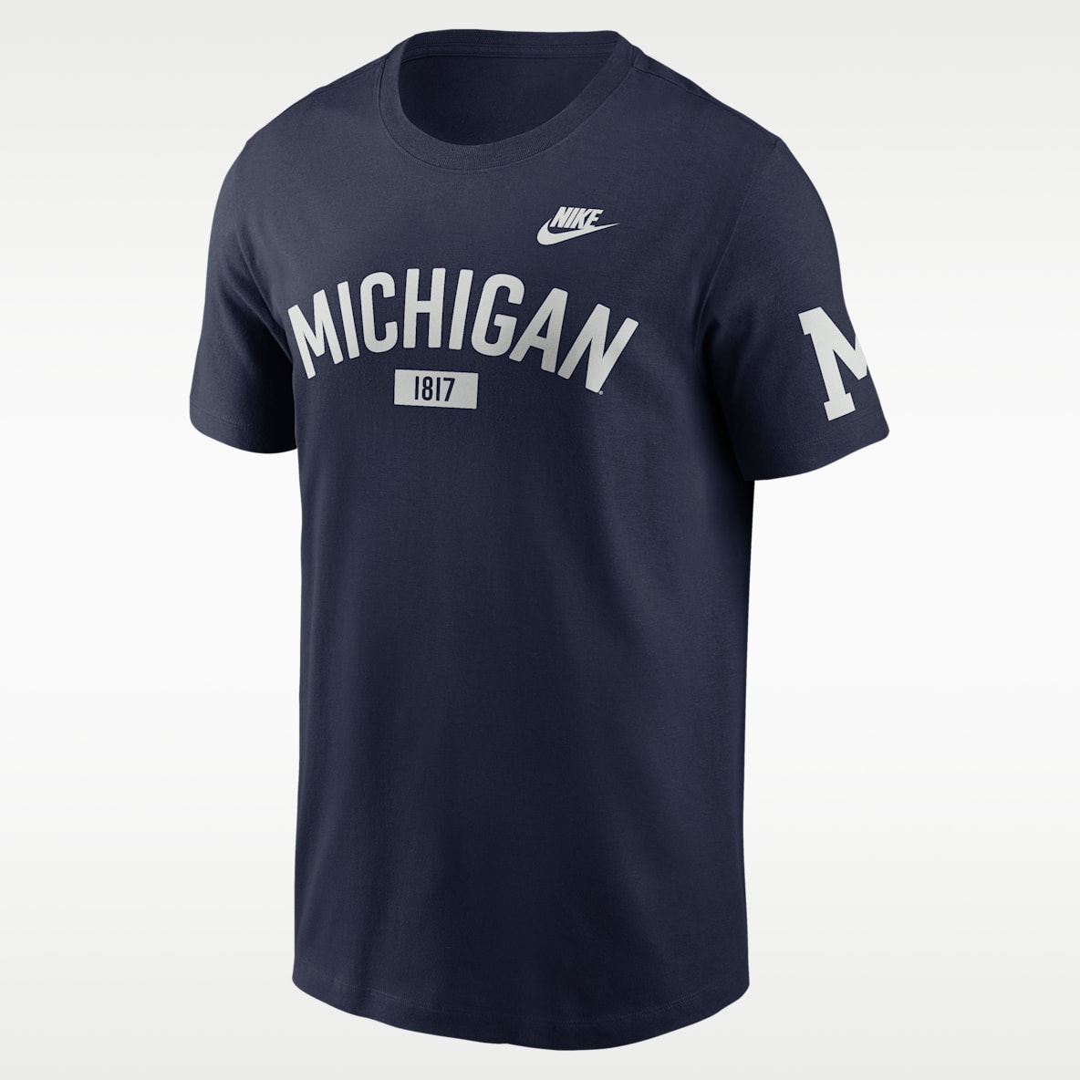 Michigan Legacy Arch 2-Hit Men's Nike College T-Shirt