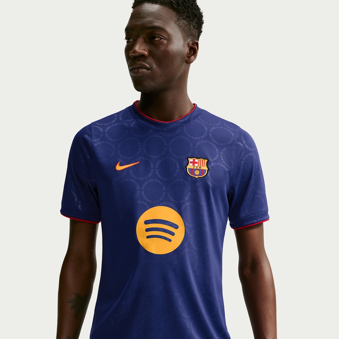 FC Barcelona Third Men's Nike Dri-FIT Soccer Pre-Match Top