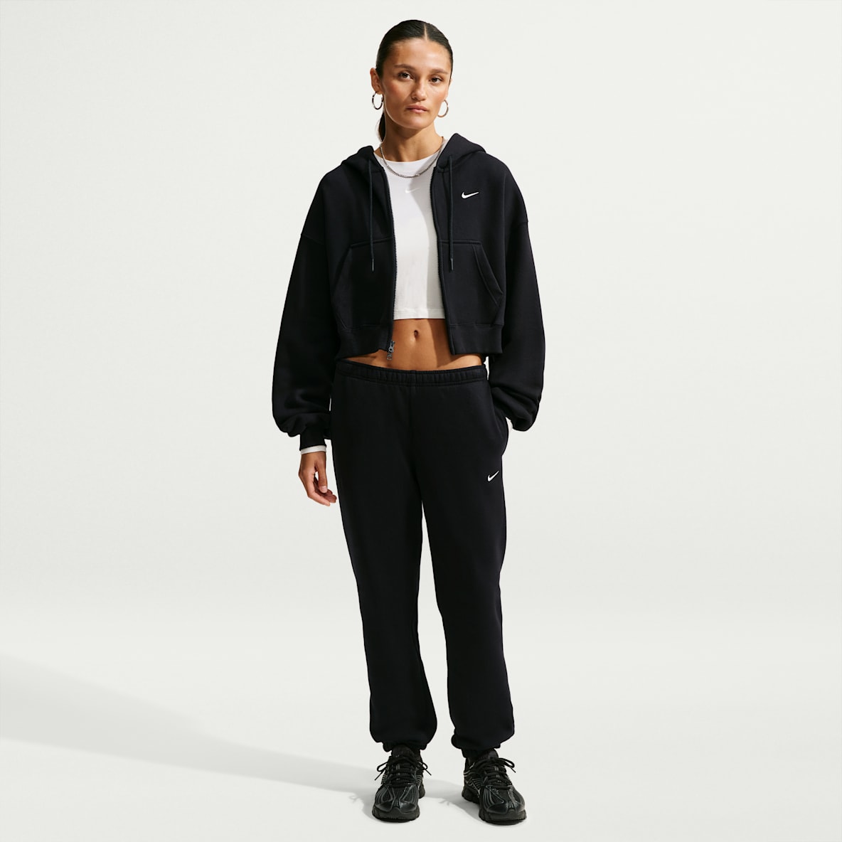 Nike Studio Fleece Medium Weight Women's Mid-Rise Cuffed Trousers