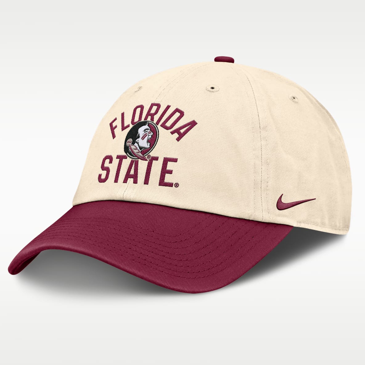 Florida State Primetime 2-Tone Club Men's Nike College Adjustable Hat