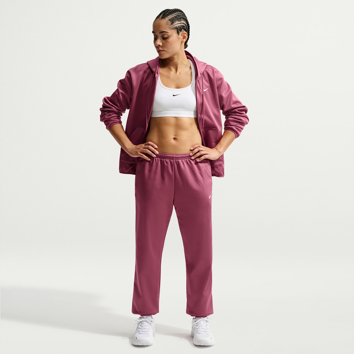 Nike Studio Fleece Sport Women's Therma-FIT Mid-Rise Pants