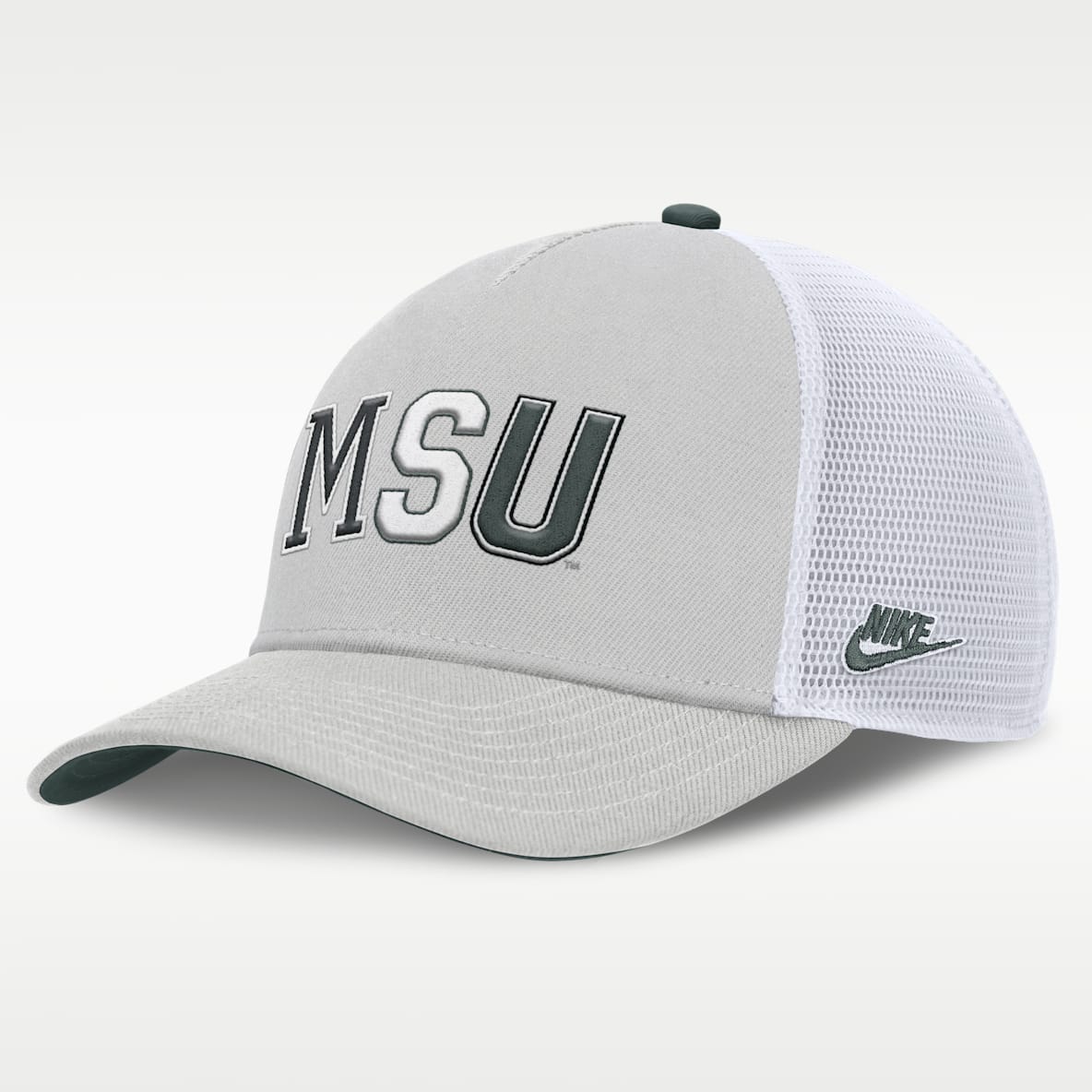 Michigan State Legacy Basketball Rise Gorra de rejilla universitaria Nike ajustable para hombre