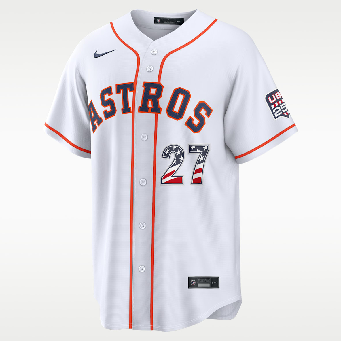 Jose Altuve Houston Astros USA 250 Men's Nike MLB Stadium Jersey