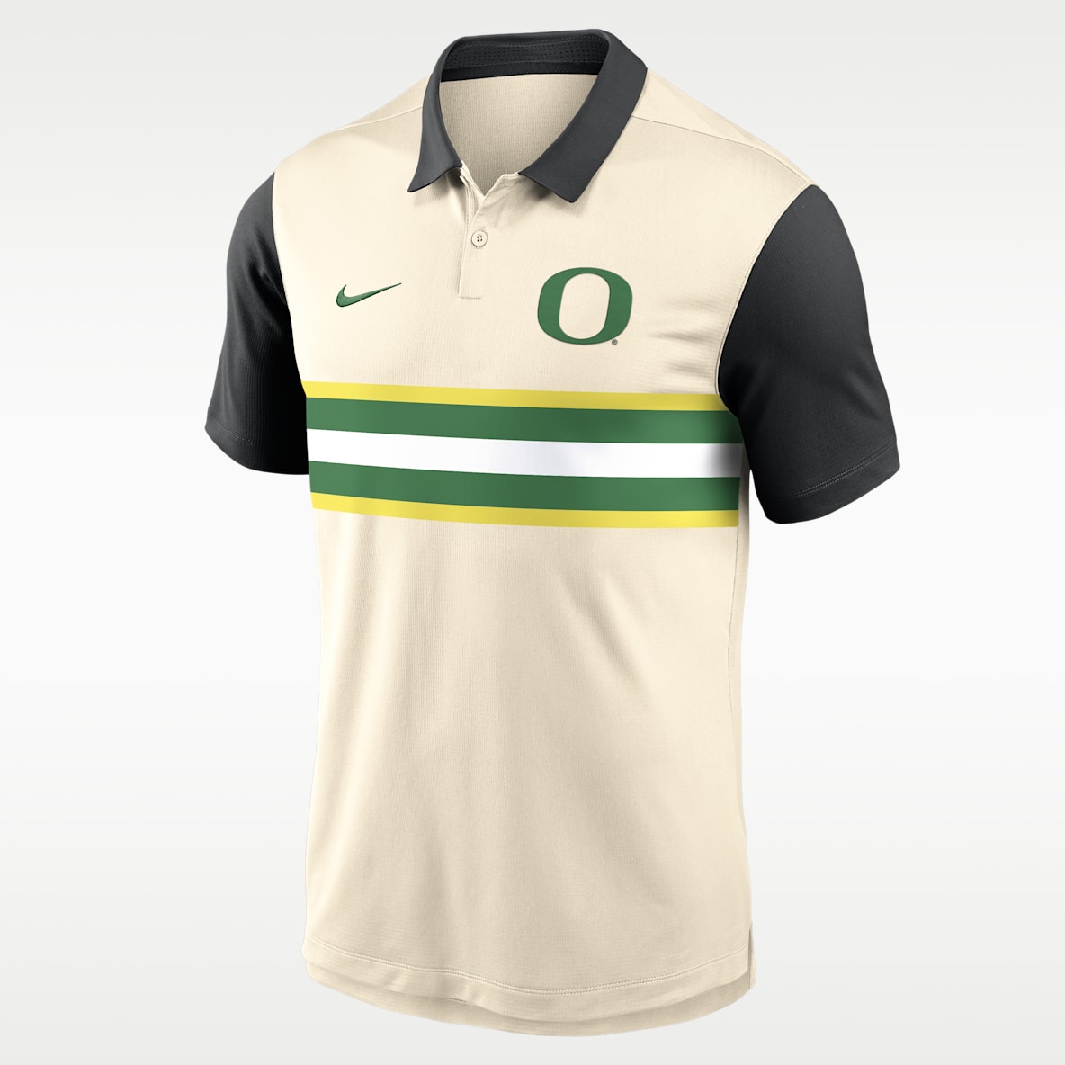 Oregon Vapor Primary Logo Polo universitario Nike Dri-FIT para hombre
