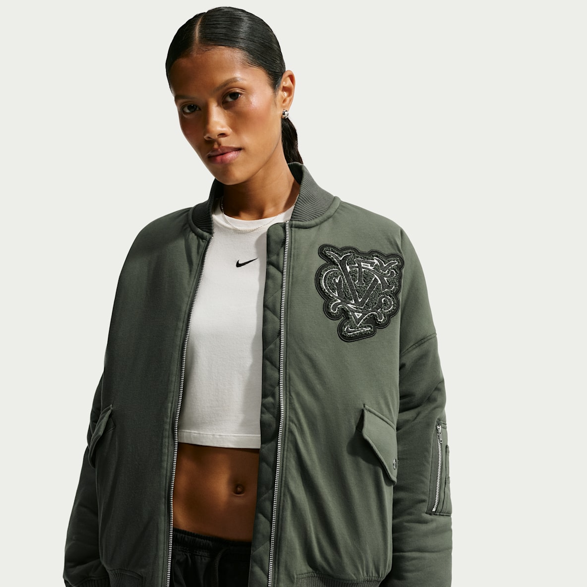 Nike Victory Collection Women's Soccer Oversized Bomber Jacket