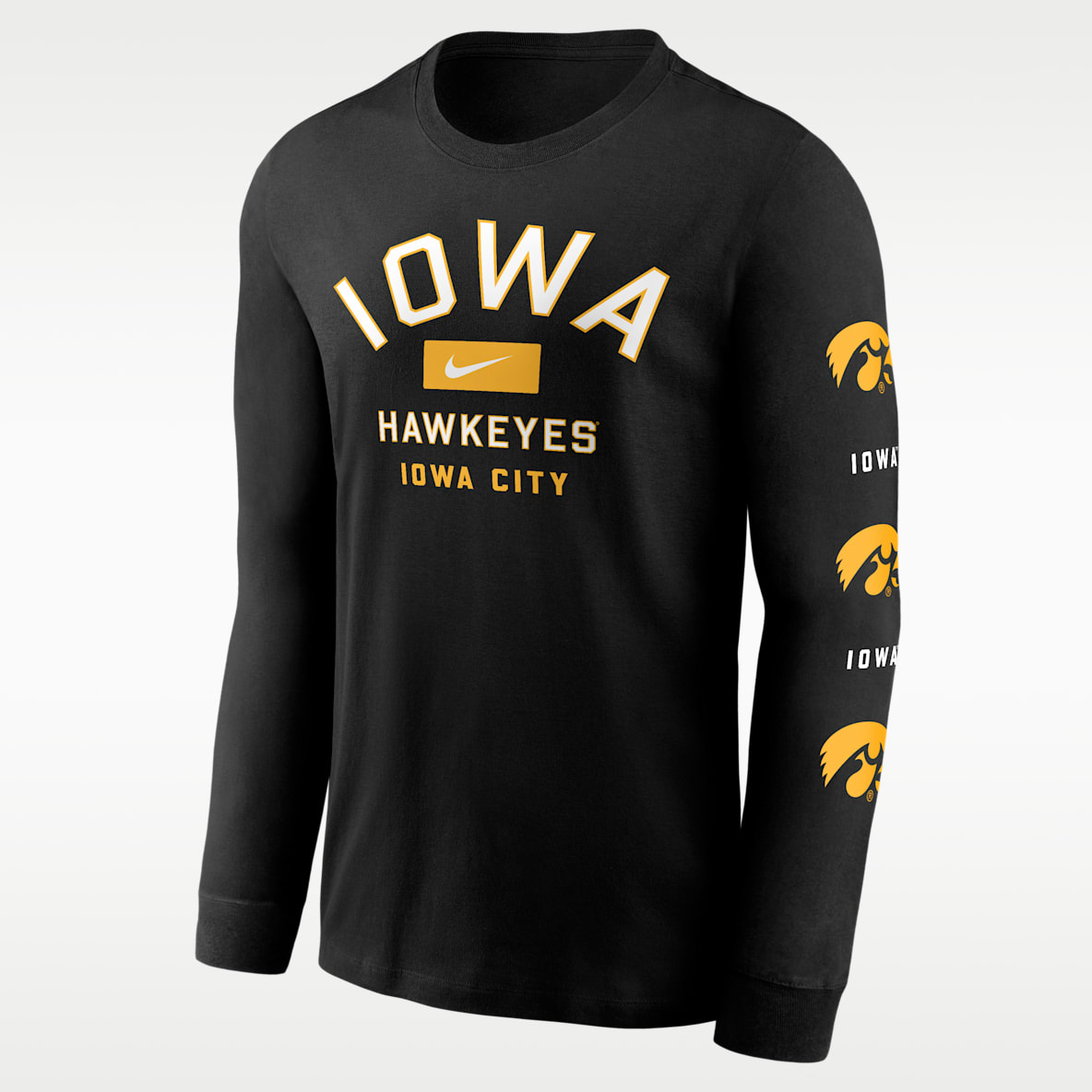 Iowa Campus Classic Location Men's Nike College Long-Sleeve T-Shirt