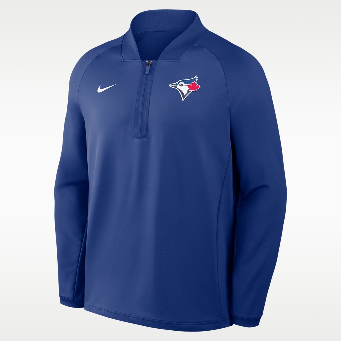 Toronto Blue Jays Authentic Collection Men's Nike Dri-FIT MLB 1/2-Zip Long-Sleeve Top