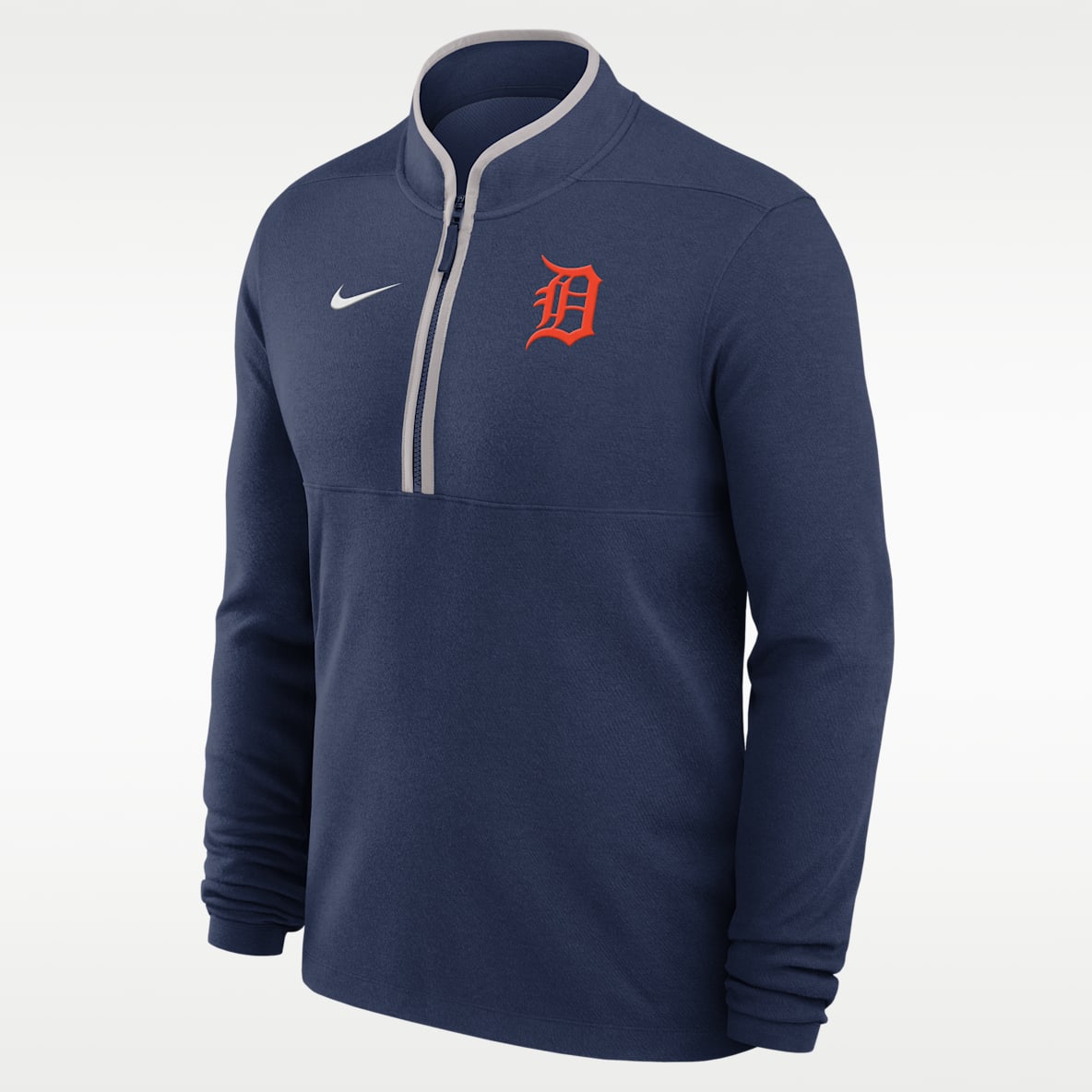 Detroit Tigers Victory Men's Nike Dri-FIT MLB 1/2-Zip Long-Sleeve Top