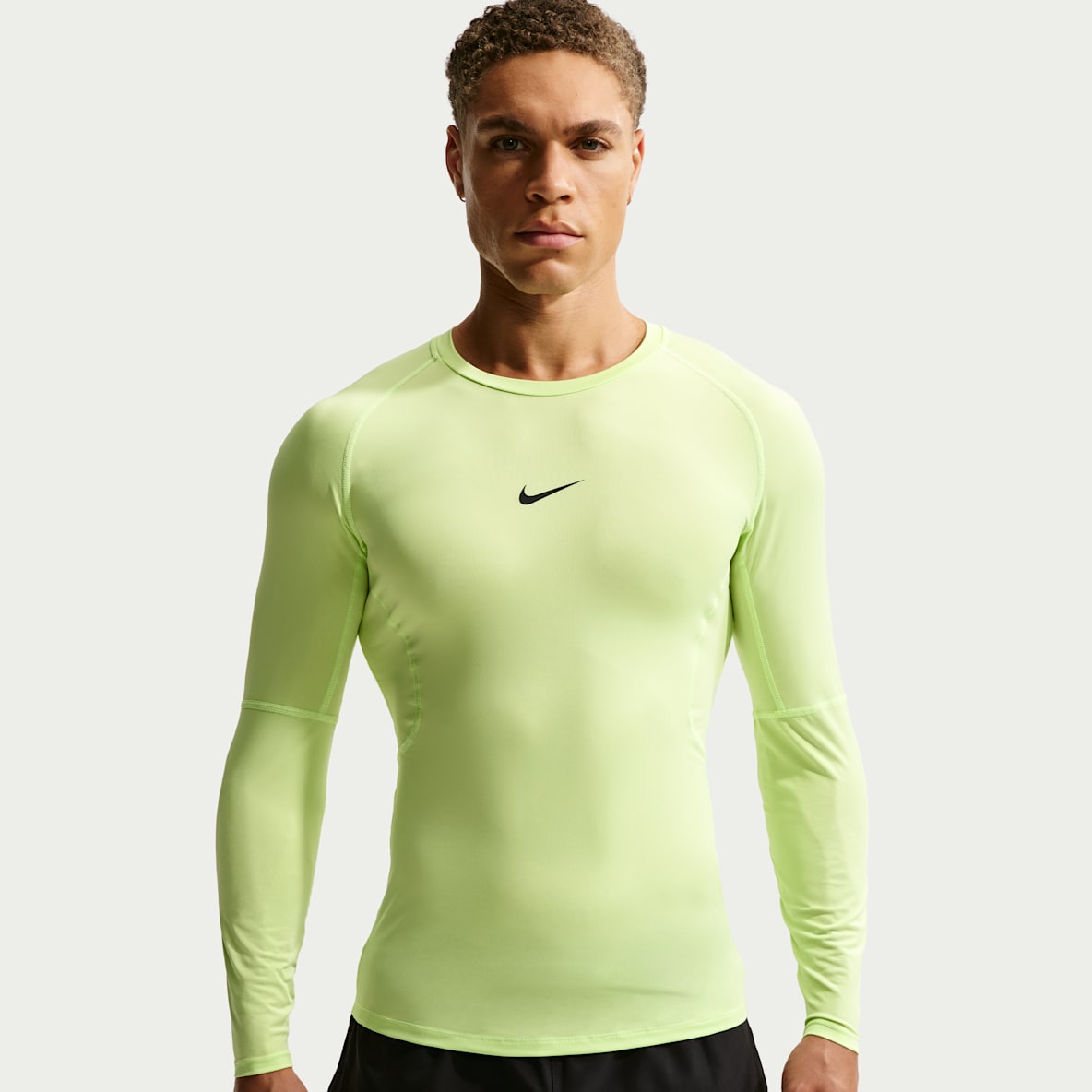 Nike Pro Playera de fitness de manga larga Dri-FIT para hombre