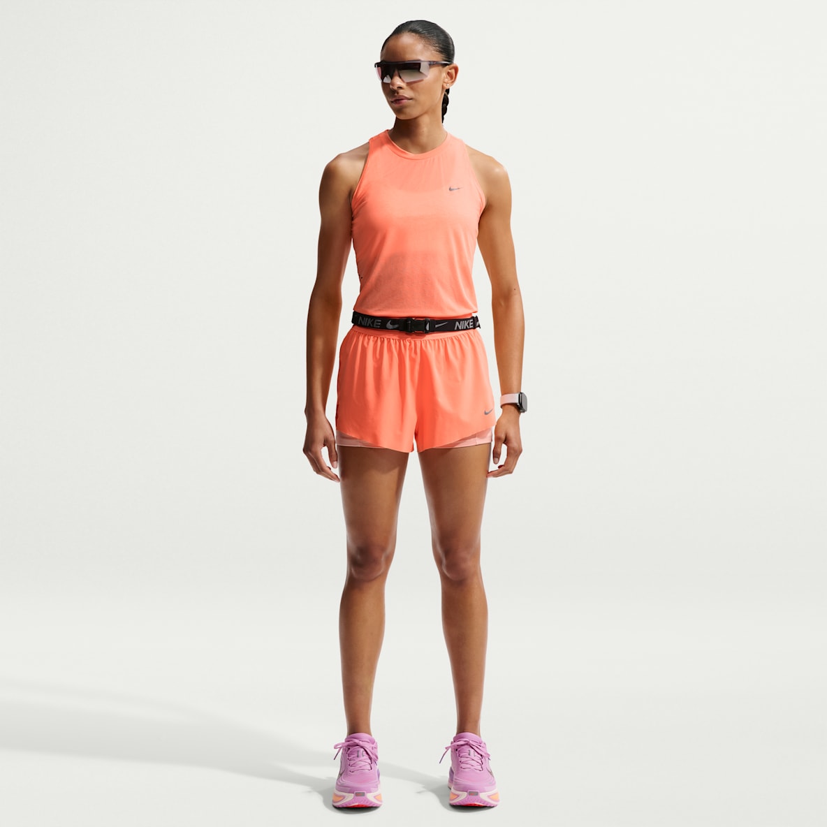 ナイキ スウィフト ウィメンズ Dri-FIT ミッドライズ 2イン1 ランニングショートパンツ