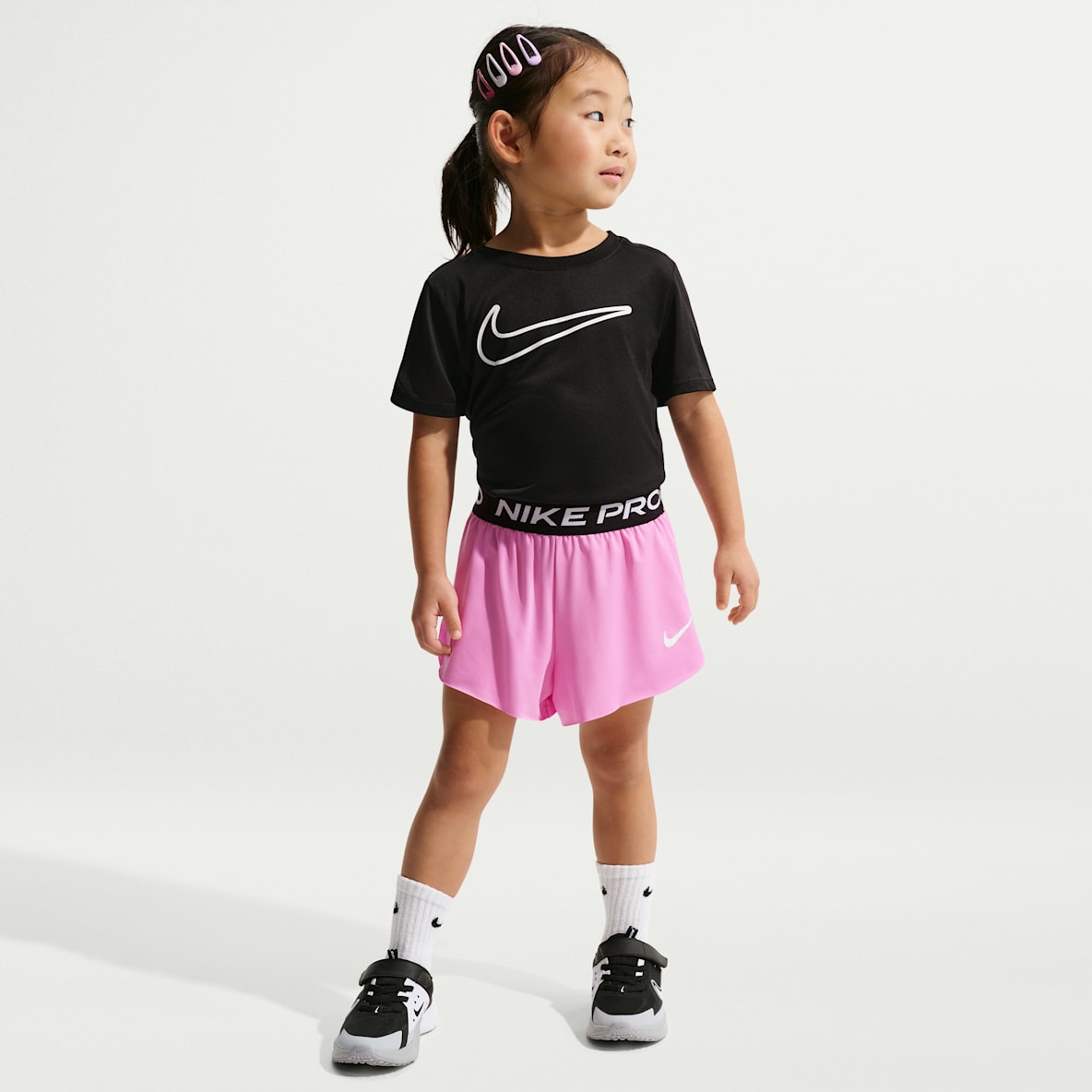 Nike Pro Shorts Dri-FIT 2 en 1 infantiles