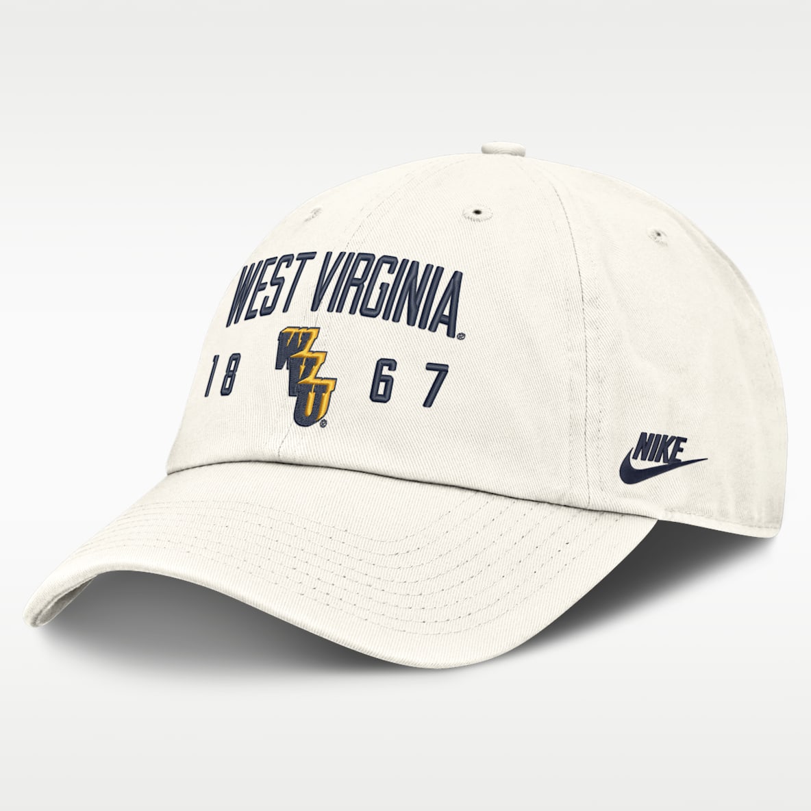 West Virginia Natural Club Men's Nike College Adjustable Hat