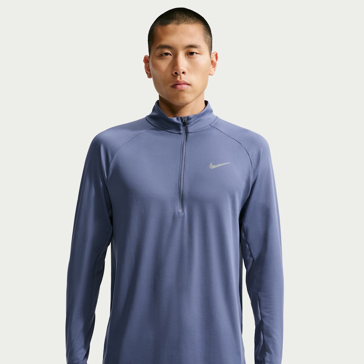 Nike Stride Ανδρική μπλούζα Dri-FIT για τρέξιμο με φερμουάρ στο 1/2 του μήκους