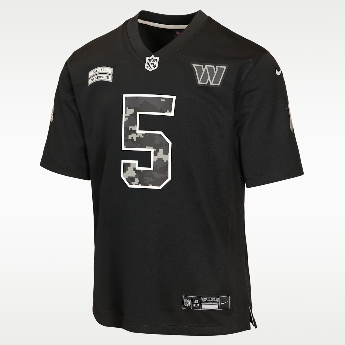 Jayden Daniels Washington Commanders Salute to Service Big Kids' Nike NFL Game Jersey