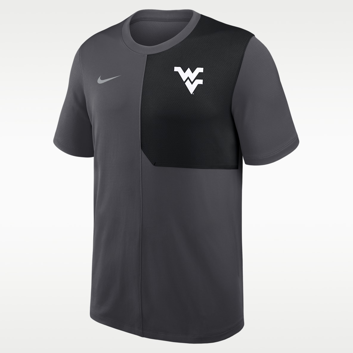West Virginia Sideline Coach Men's Nike Dri-FIT College Top