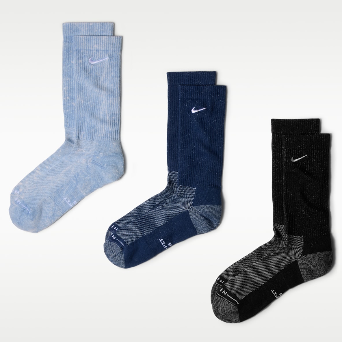 Nike Everyday Elevated Crew Socks (3 Pairs)