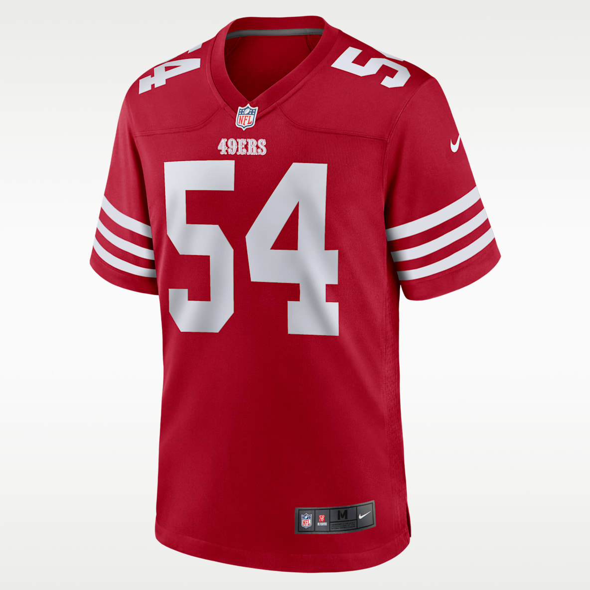NFL San Francisco 49ers (Fred Warner) Men's Game Football Jersey