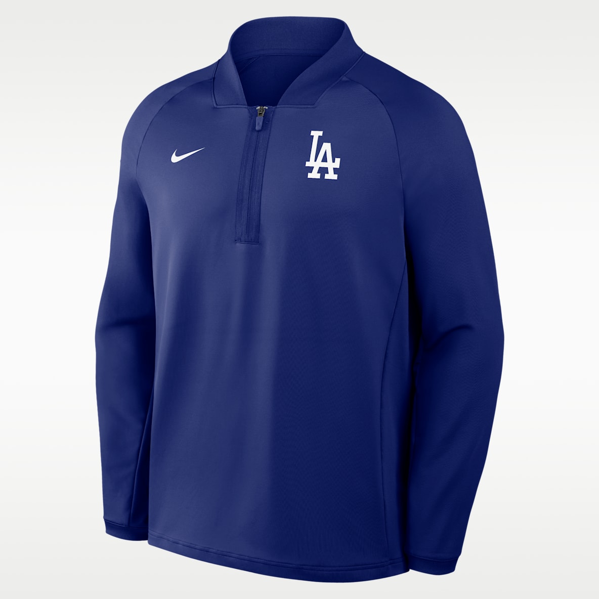 Los Angeles Dodgers Authentic Collection Men's Nike Dri-FIT MLB 1/2-Zip Long-Sleeve Top