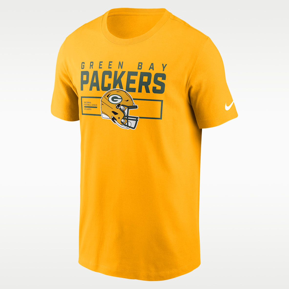 Green Bay Packers Helmet Essential Playera Nike de la NFL para hombre