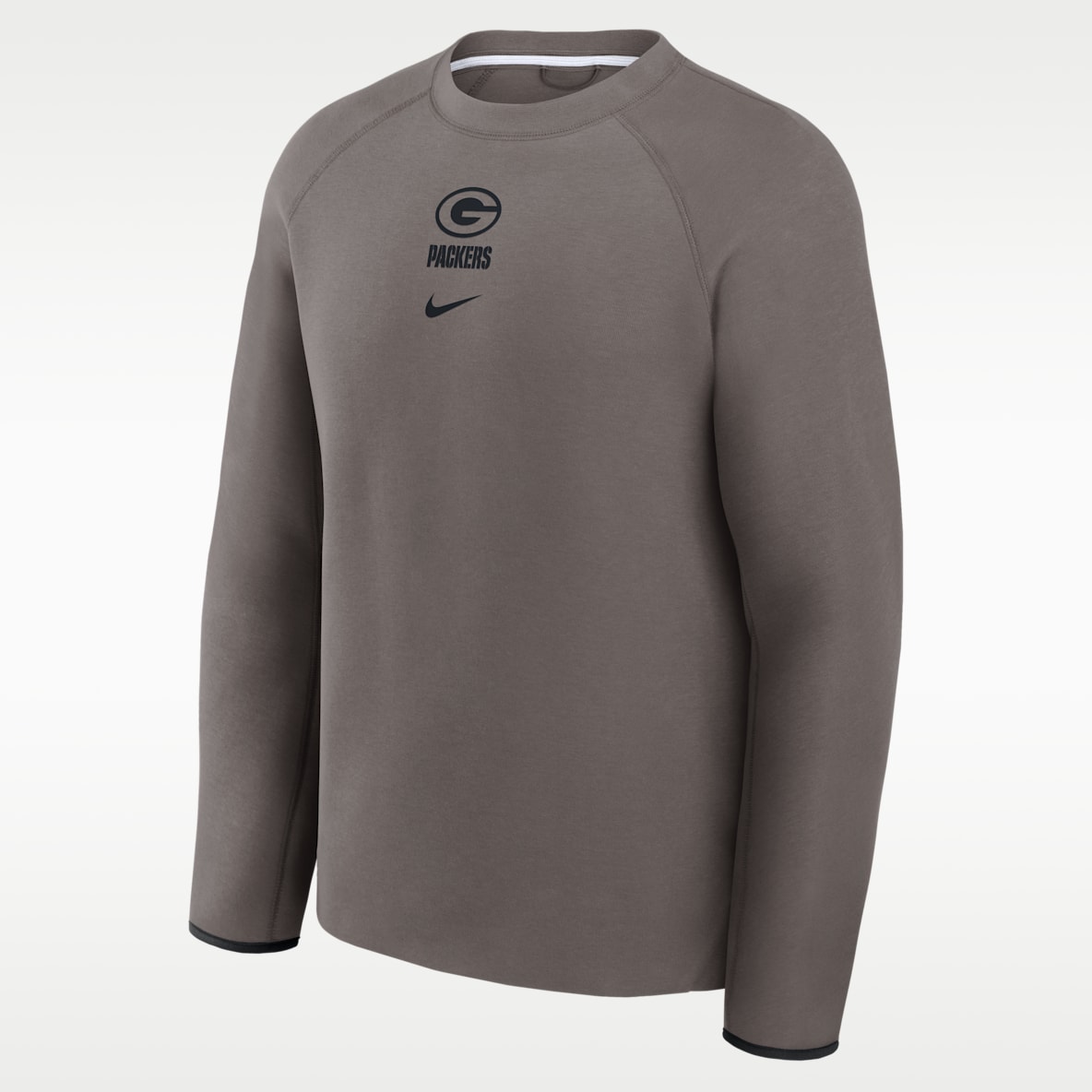 Green Bay Packers Tech Fleece Men's Nike NFL Pullover Crew