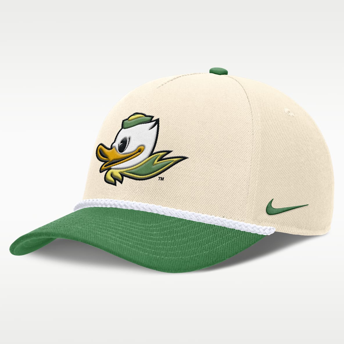 Oregon Primetime Rope 2-Tone Rise Men's Nike College Adjustable Hat