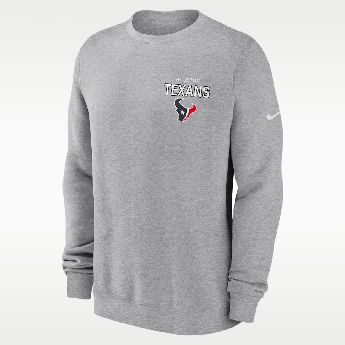 Houston Texans Draw Block Club Men's Nike NFL Pullover Crew