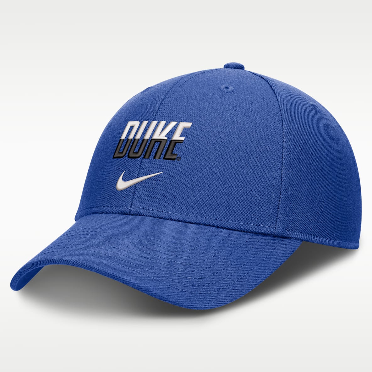 Duke Sideline Rise Gameday Gorra de rejilla universitaria Nike Dri-FIT ajustable para hombre