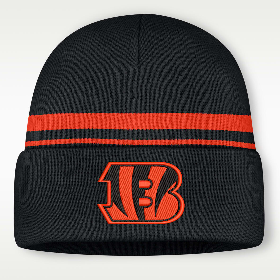 Cincinnati Bengals Primetime Utility Gorro con dobladillo Nike de la NFL para hombre