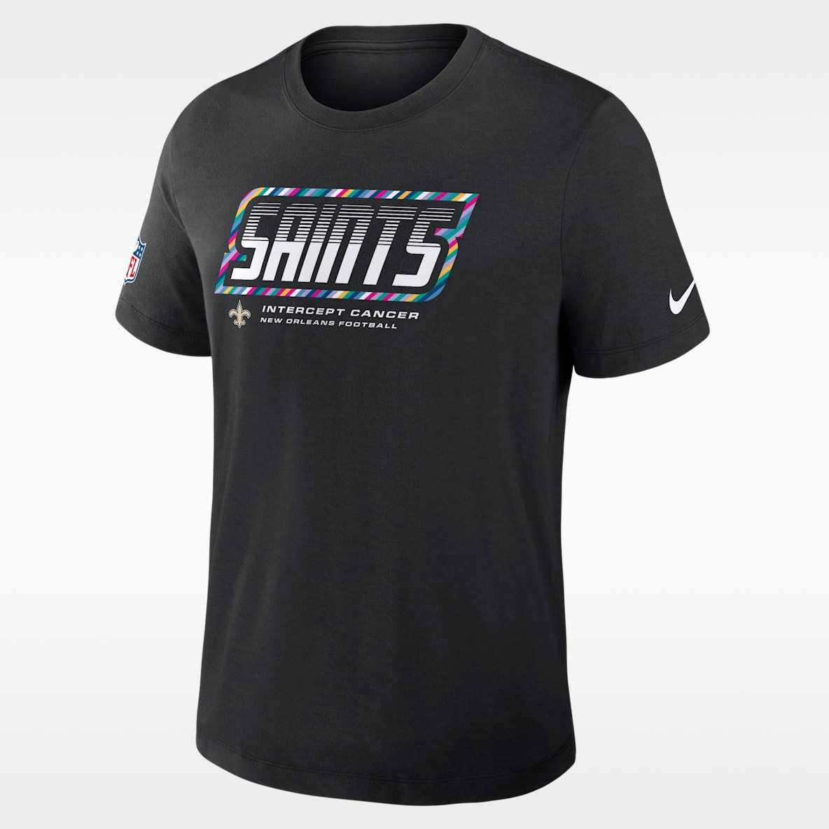 New Orleans Saints Crucial Catch Sideline Men's Nike Dri-FIT NFL T-Shirt
