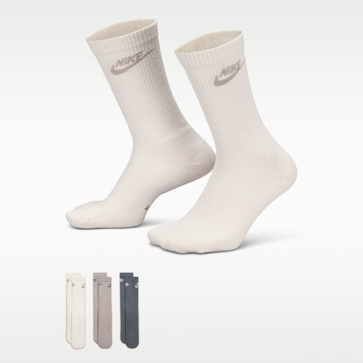 Nike Everyday Elevated Chaussettes mi-mollet (3 paires)