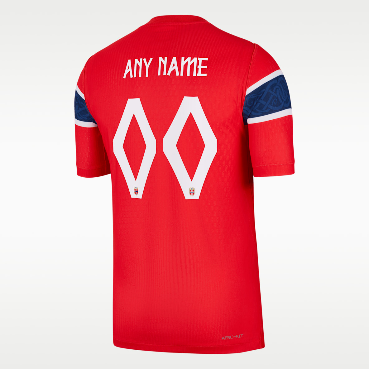 Norway 2026/27 Match Home Men's Nike Aero-FIT Soccer Authentic Custom Jersey By You