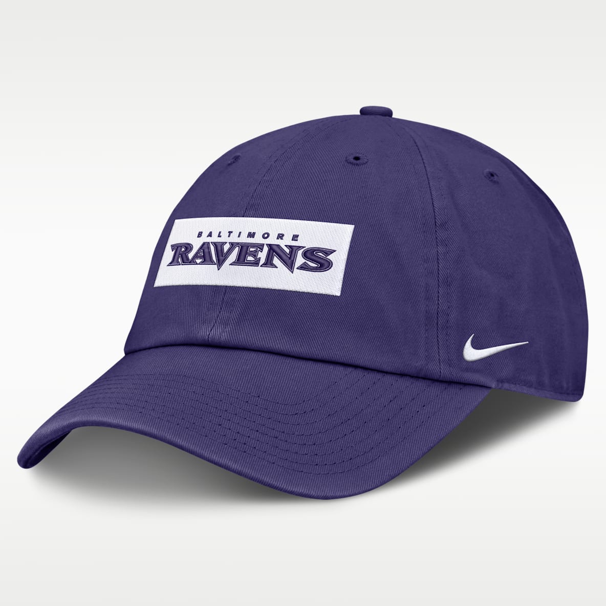 Baltimore Ravens Primetime Club Wordmark Men's Nike NFL Adjustable Hat