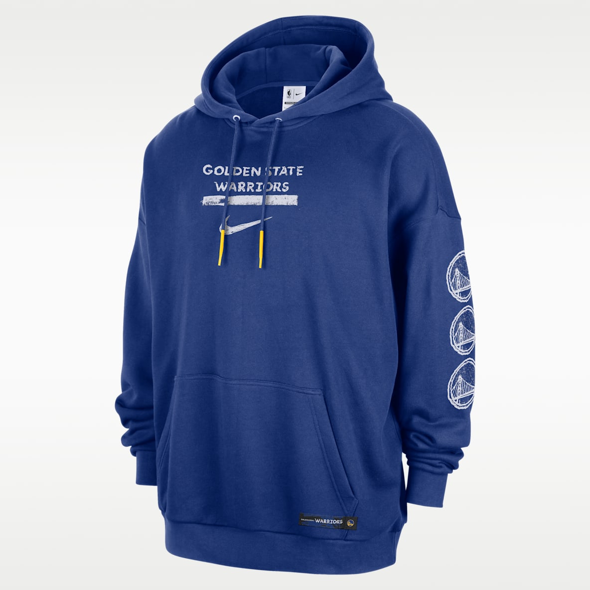 Golden State Warriors Courtside Hoodie pullover NBA Jordan Club Premium para homem