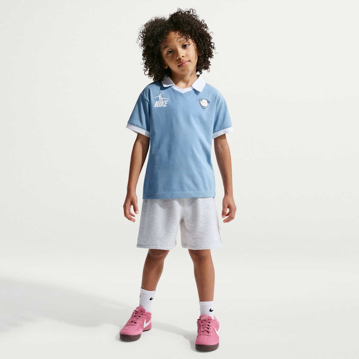 나이키 스포츠웨어 골 모드 리틀키즈 투피스 프렌치 테리 쇼츠 세트