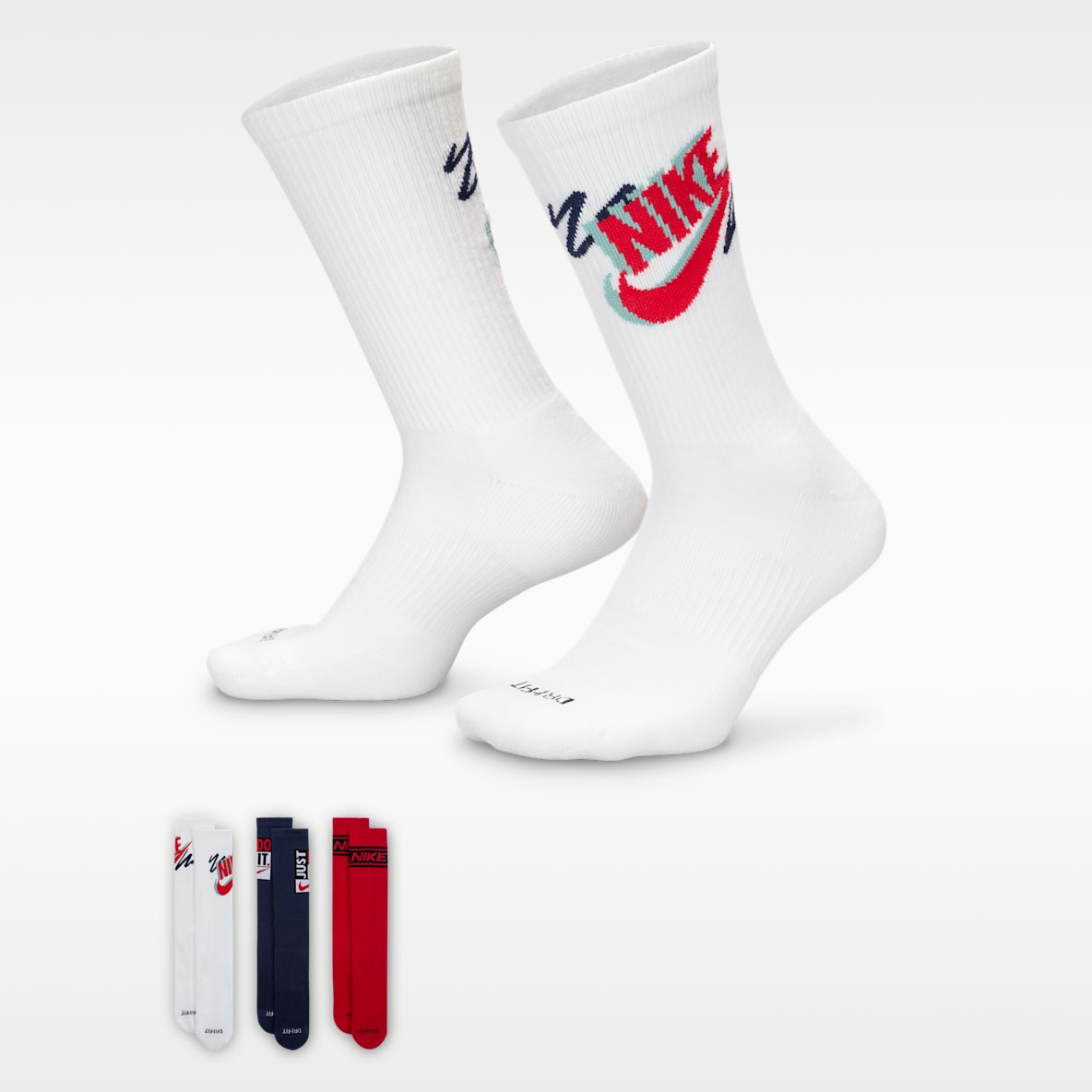 Nike Everyday Plus Crew Socks (3 Pairs)