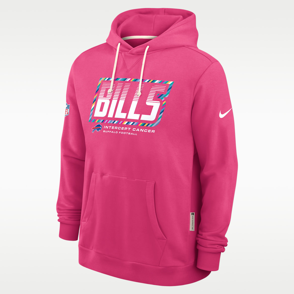 Buffalo Bills Crucial Catch Sideline Standard Issue Men's Nike Dri-FIT NFL Pullover Hoodie