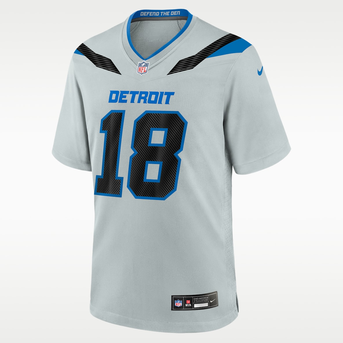Isaac TeSlaa Detroit Lions Rivalries Collection Men's Nike NFL Game Jersey