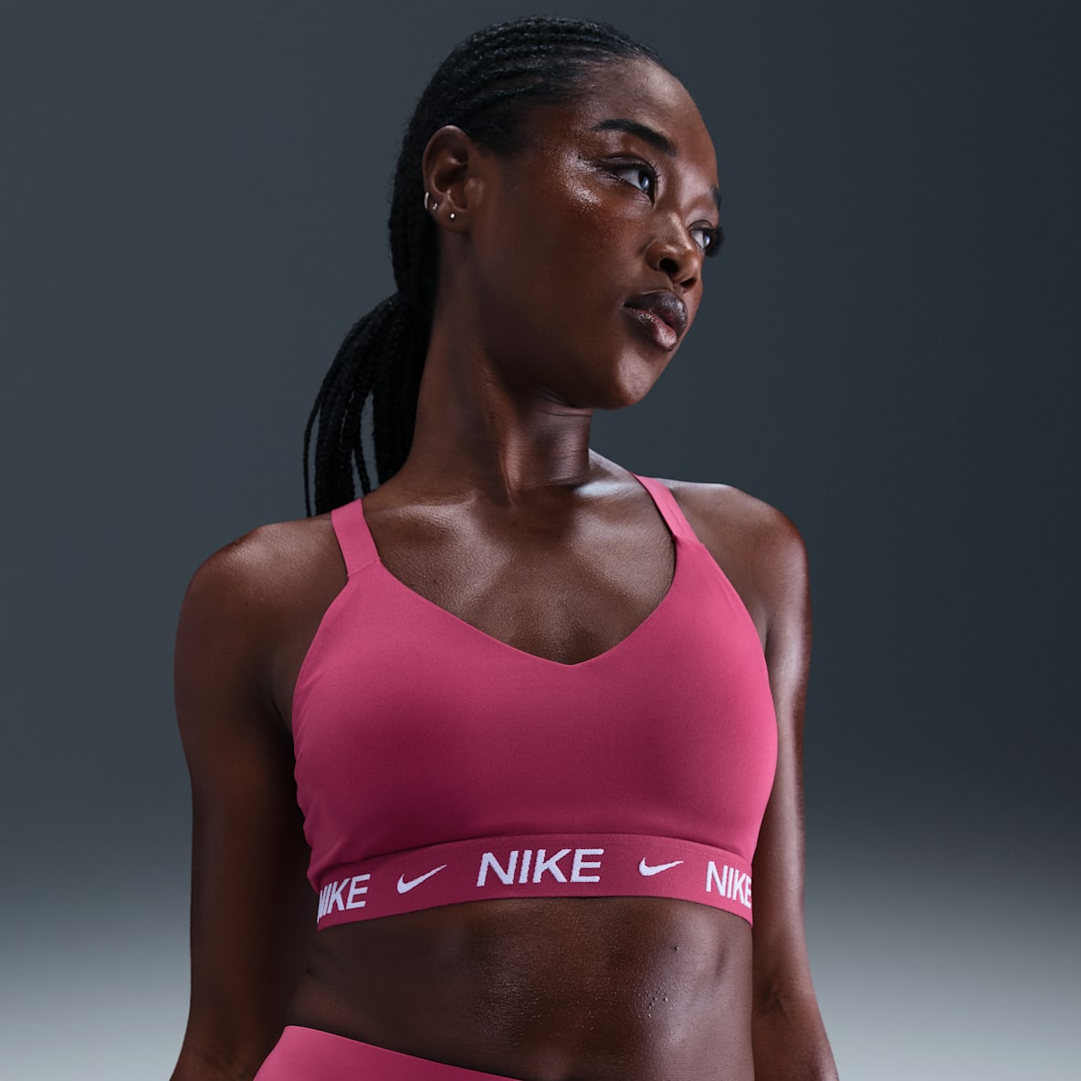 Nike Indy Medium Support Padded verstelbare sport-bh