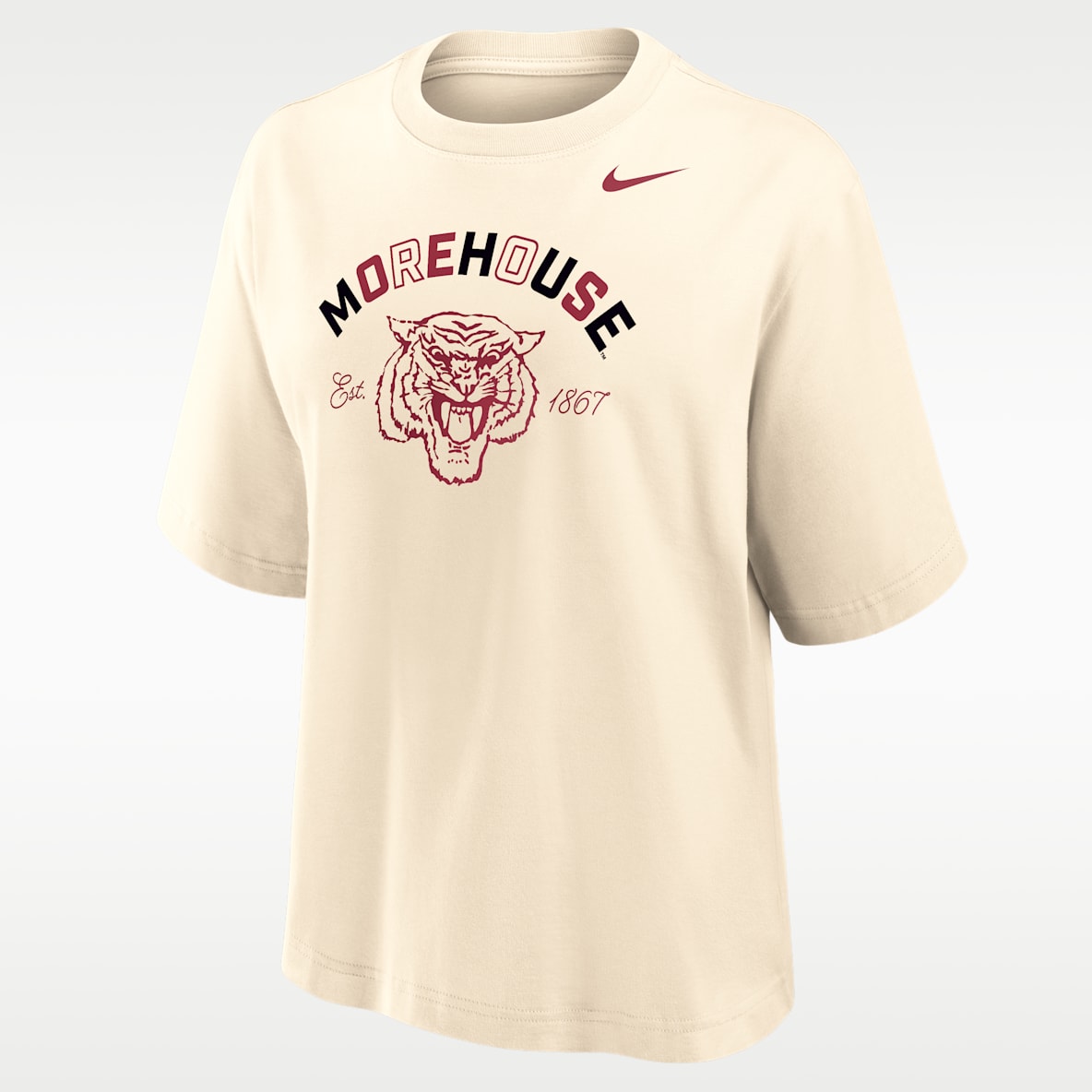 Nike College (Morehouse College) Women's Boxy Cotton T-Shirt
