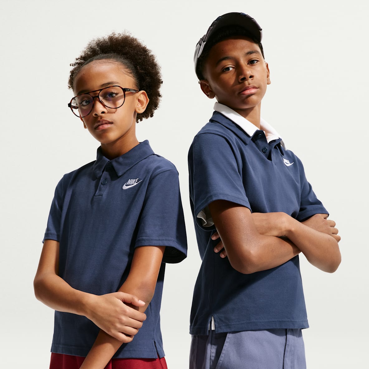 Nike Sportswear Club Older Kids' Knit Short-Sleeve Polo