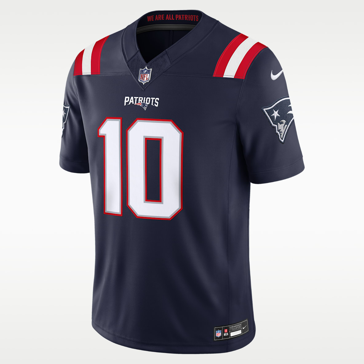 Drake Maye New England Patriots Men's Nike Dri-FIT NFL Limited Jersey