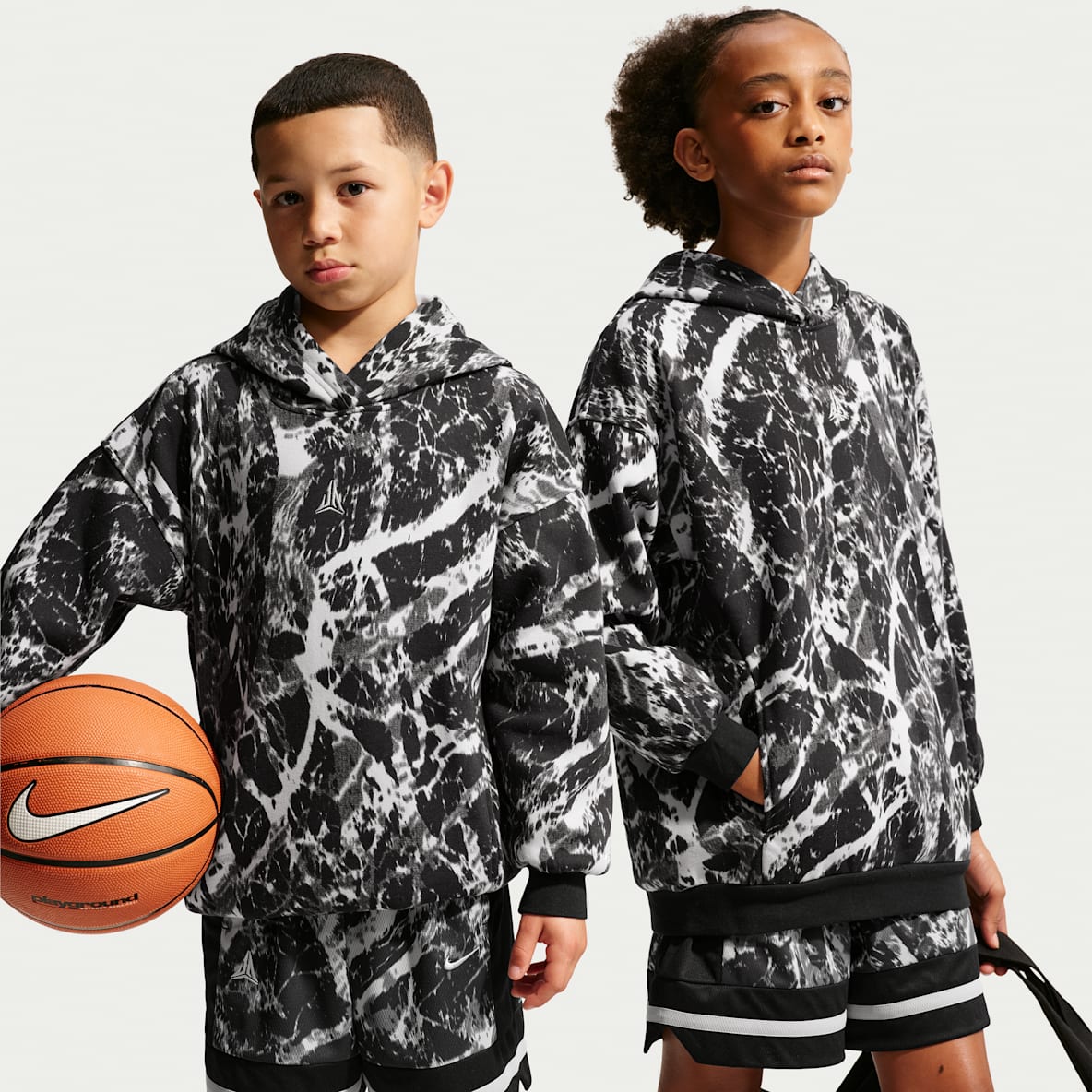 Ja Kids' Club Fleece Oversized Basketball Hoodie