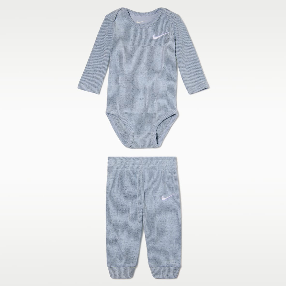 Nike Baby Essentials Conjunto de pants y mono de manga larga para bebé (0 a 6 meses)