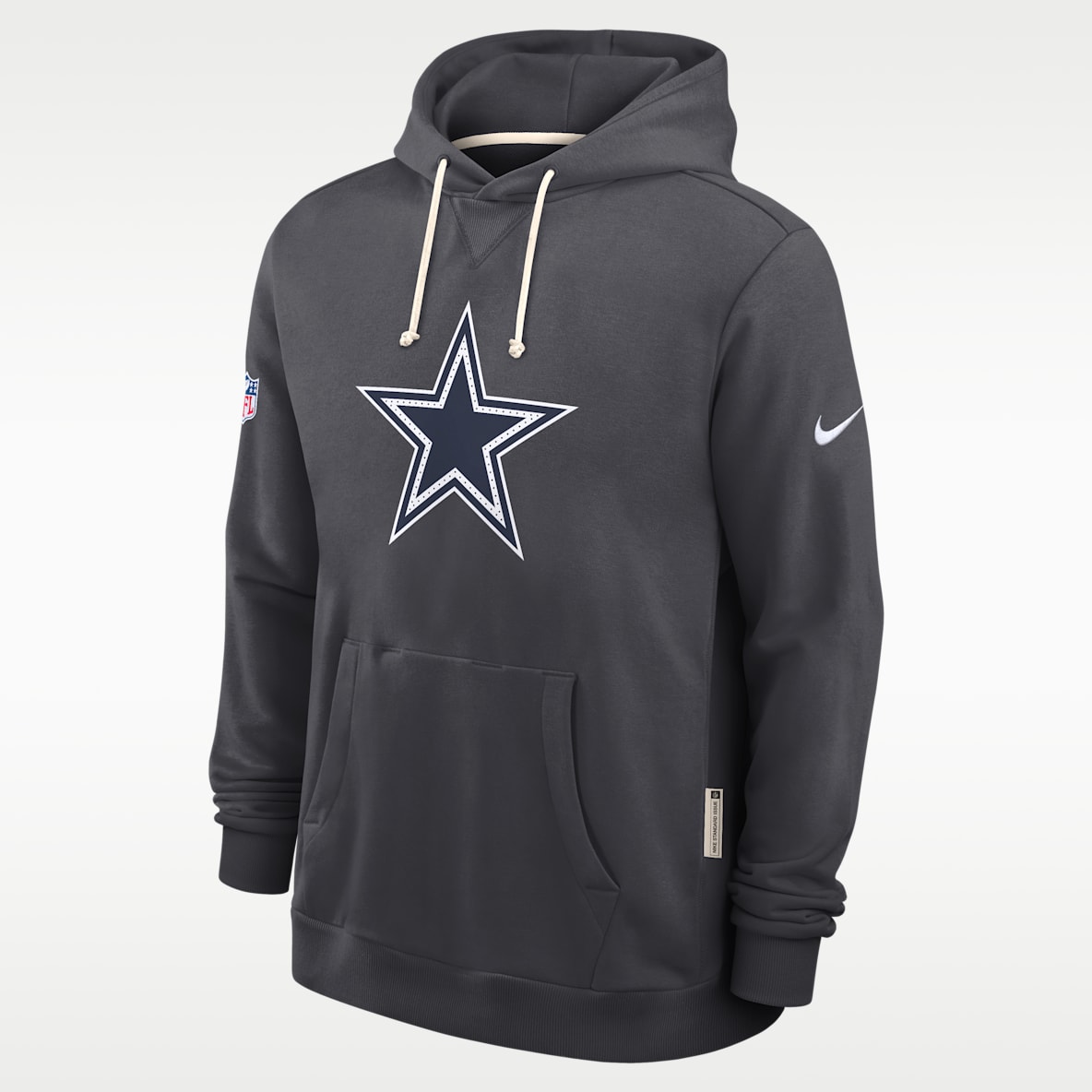 Dallas Cowboys Initial Home Sideline Men's Nike Dri-FIT NFL Pullover Hoodie