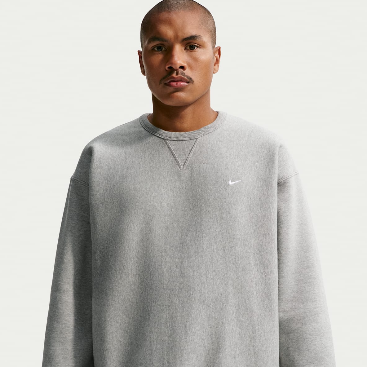 Nike Solo Swoosh Crewtrøje i fleece til mænd