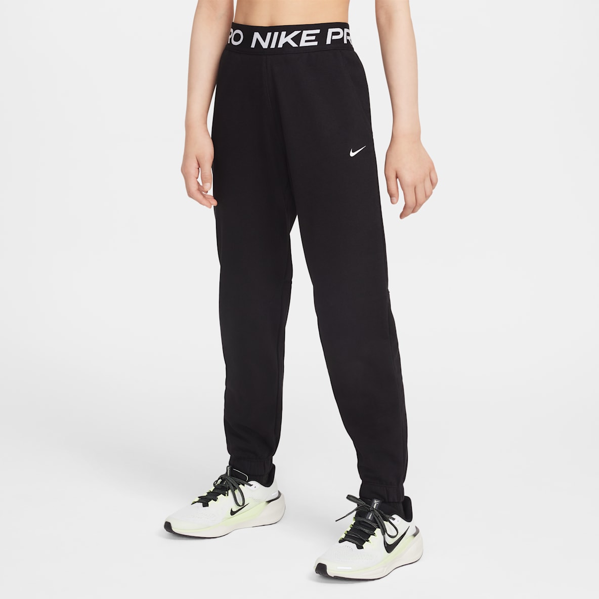 Nike Pro Fleece Joggers Dri-FIT para niña talla grande